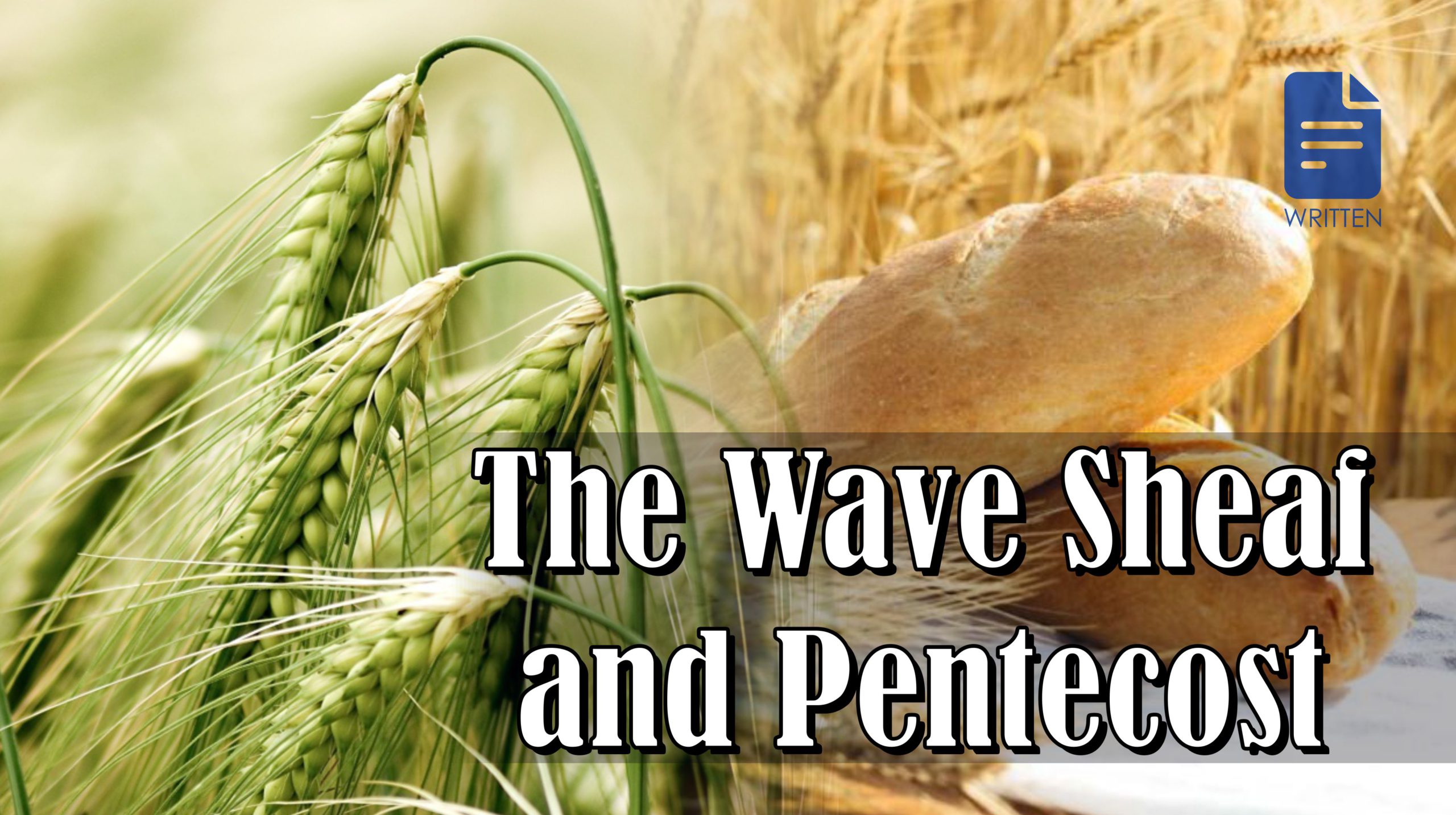The Wave Sheaf and the Pentecost