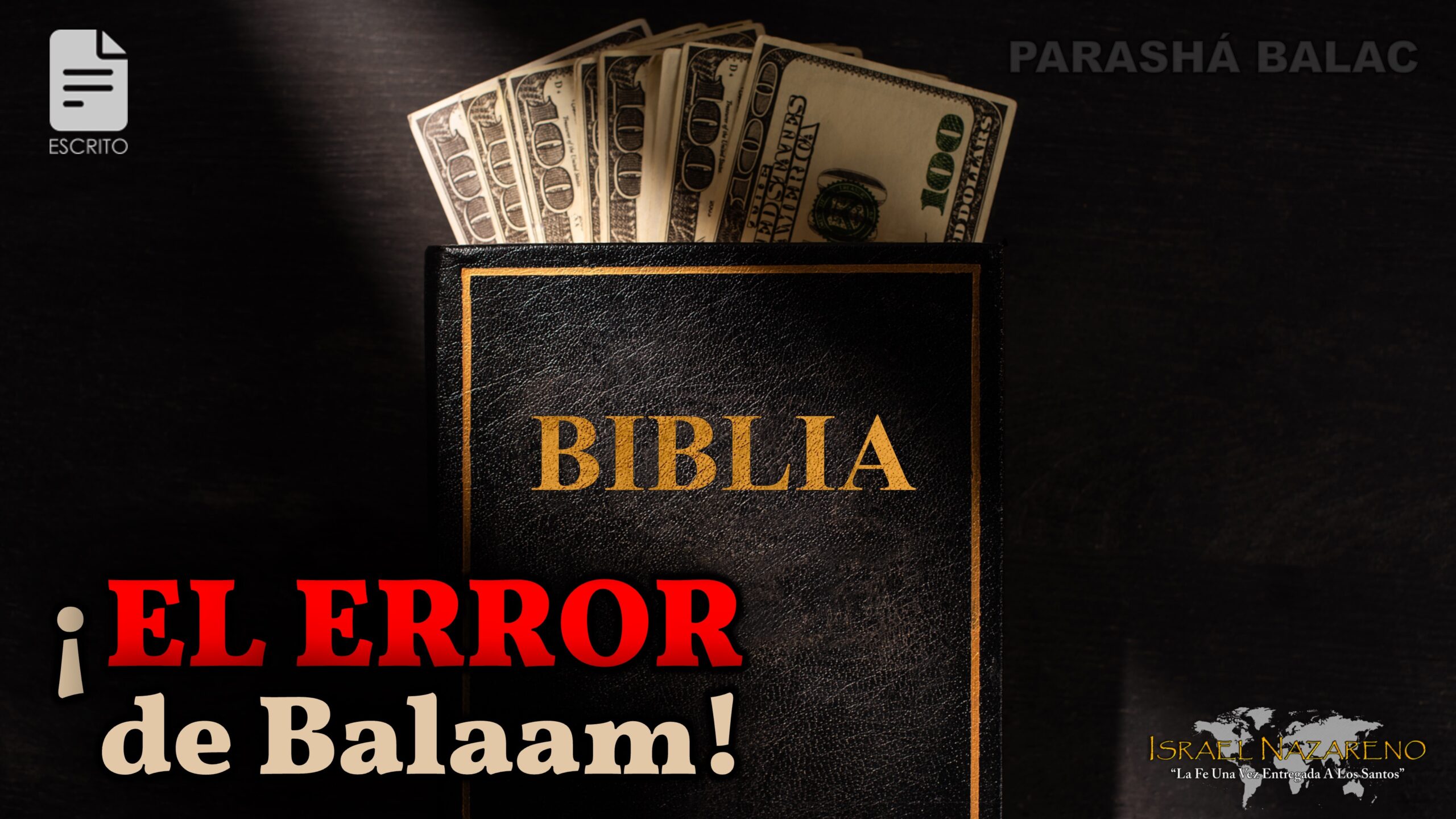 Parashá Balac 2022: ¡EL ERROR de Balaam!